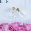 100 units 4ml Mini Transparent Glass Cork Bottles Glass Vials Jars Empty Storage Wishing Bottles Decorative