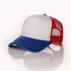 Casquette de Baseball réglable en maille, couleur unie, casquette de camionneur pour hommes et femmes, maille d'été respirante, casquette unisexe Hip Hop, chapeau en os