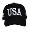 Унисекс открытый президент президент Trump Party Hats кампания бейсбольная кепка США 45 американский флаг 3D вышитый регулируемый привительщик грузовика