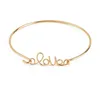 Verstelbare open gouden pijl boog liefde cactus armbanden armband manchetten vrouwen armbanden mode sieraden set