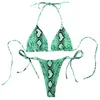 String Micro Bikini Extreme Mini 2 pezzi Snake Scapace Scapata USA Stampa tankini top ghosaccio da bagno da bagno da bagno da bagno abita