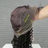 Zijkant Korte Bob Lace Pruik Braziliaanse Full Lace Front Pruiken Zwart / Bruin Kleur Synthetische Kant Pruiken voor Zwarte Vrouwen met Baby Haar