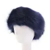 Women Faux Fur Winter Headband Kobiety luksusowy moda na głowę pluszowe nauszniki osłony akcesoria do włosów RRA21504359066