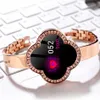 2019 nova moda inteligente pulseira de fitness feminino pressão arterial monitoramento freqüência cardíaca pulseira senhora relógio presente para amigo y19062402206w