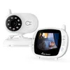 Monitor per bambini da 3,5 pollici Video LCD da 2,4 GHz Videocamera digitale Monitor per il monitoraggio della temperatura per la visione notturna - Spina europea