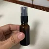 100 ml boş kahverengi cam sprey şişesi atomizer uçucu yağlar için pompalar Seyahat parfüm toplu taşınabilir makyaj el dezenfektanı şişesi