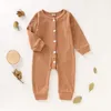 Baby Clothes Kids Long Sleeve Rompers Infant Cotton Article Pit Jumpsuits Spring Autumn Onesies Newborn Boutique Clothes Playsuits YP706