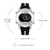 CWP 2021 KT Мужские спортивные цифровые светодиодные часы с силиконовым ремешком мужской наручные часы водонепроницаемый светящийся 2 раз часы Relogio Masculino