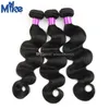 MikeHair Body Wave Human Hair Whole Cheap Brasilian Wavy Hair Extensions 3 Bunds mjuka peruanska indiska malaysiska hårbuntar8032331