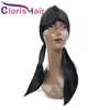 Fasion Rose Noir Cheveux Cravate Bande Extensions Bandes D'emballage Satin Soie Frontale Perruque Bande Personnalisé Bord Écharpe Wrap Bandeau Ceinture