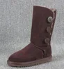 Nieuwe Designer 2020 Hoge kwaliteit WGG Dames Klassieke Tall Boots Womens Boots Boot Snow Winter Laarzen Leren Boot