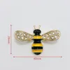 Bonito Inseto Bee Broche Mulheres Pérola Rhinestone Bee Brooch Fato Pin Moda Jóias Presente Para Amor Alta Qualidade