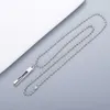 유럽 ​​아메리카 레트로 남성 여성 여자 Cupronickel Silver Plated Bead Chain 목걸이가있는 G 이니셜 Long Pendant3331910