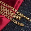 Mode 10 mm 18k Gold Ploated Chains Men S Hiphop 20 inch Figaro -ketting Kettingen voor vrouwen Hip Hop Jewelry Accessories Gift Sal7490915