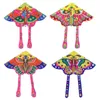 90x50cm Kites Colorful Butterfly Kite Outdoor Foldable Bright Cloth Garden Kites Flying Toys Children Kids Toy Game