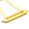 6 Strings Instrument Parts Gold Bridge Trapeze Tailpiece Archtop Jazz Guitar7217230