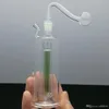 Mini bottiglia da fiuto lunga con cartuccia filtrante Bong in vetro Bruciatore a nafta Pipa ad acqua in vetro Rigs Oil Rigs