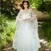 costume hanfu Cosplay fiore sexy fata abito da principessa stile coreano danza Abbigliamento Nazionale abito lungo usura della fase sposa Fancy Dress