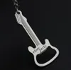 100pcslot Personalized electric guitar bottle opener creative key chain car small gift Pendant5077275