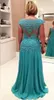 Elegante decote em v sem mangas uma linha mãe da noiva vestido do noivo chiffon formal festa de casamento vestido de noite plus size vestido de madrinha