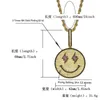 Collier de pendentif pour visage souriant glacé avec chaîne de tennis 4 mm Gold Silver Bling Cumbic Zircon Men039s Hip Hop Jewelry Gifts4936216
