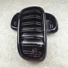 Front Air Intake Grilles with Night vision For X5 F15 X6 F16 Glossy Black Car Bumper Grille