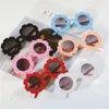 INS Kids Flores fofas Candy color meninos meninas filhos de verão Moda de moda Óculos de sol Trincho de óculos de praia