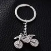 10st creative motocross styling metall nyckelkedja ringhållare motorcykel nyckelfobs sleutelhanger charm nyhet smycken gåva nyckelring