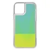 Caixa de areia neon luminosa para iPhone 13 11 12 Pro 6 7 8 mais x xr xs max tampa glitter líquido dinâmico areia de telefone dinâmica