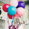 36 Inch 90cm Big Colorful Balloon Latex Balloons Wedding Decoration Inflatable Helium Air Balls Happy Birthday Party Balloons 18 Colors