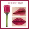 Handaiyan Rose Lustro 3d nawilżający wargi Gloss Gaze Kryształowe usta Gloszne Ciekłe Konserwacja Oleju 5 Kolory 6 sztuk