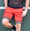 Män Sommar Casual Stripe Shorts Gym Sport Jogging Beach Swim Surfing Beachwear Black Red Shorts M-3XL