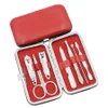 7 stks Nagelknipper Kit Schaar Pincet Mes Oor pick Utility Manicure Set Nagelmanicure Set Gereedschap RRA23228753152