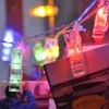 LED Photo Clip Cards de Parede Luz Pendurada Card Clips Clips String para Festa de Natal Casamento Valentim Decoração Lâmpada