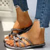 جديد الصيف الكريستال bowknot slippers الأزياء للسيدات في الهواء الطلق وحيد القرن القوس swippers مثير مريحة في اصبع القدم الصنادل الشاطئ#0245R
