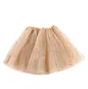 Kids Tutu Skirts Baby Girls Sequin Mesh Princess Mini Dress Tulle Pettiskirt Ballet Costume Clothes Ball Gown Skirt Party Stagewear PY647