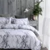 Twinqueenking Gray Sypiria Budding Sets Bedding Arkusze kołdry zestaw łóżka kołnierzowe kołdrę Bedspread Pillowcase4206559