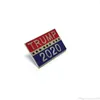 Trump 2020 Brooch for Presidential Election Metal Enamel Brooches Pin Jewelry Women Men Brooches Backpack Lapel Pins Party Favor Gifts DHL