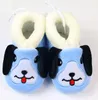 anti slip baby snow shoes winter newborn infant pre walker baby shoes soft sole rubber plush cartoon animal dog rabbit boots