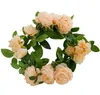 Dekoracje ślubne Sztuczny Fałszywa Jedwabna Róża Kwiat Węża Wiszące Garland Wedding Home Decor Dekoracyjne Kwiaty Wieniec Silk Peonia Winorośl GB224