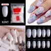 32 stijlen lange stiletto valse nagels tips volledige cover kist ballerina nagel tips 500 stks / zak na607