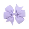 Grampos de cabelo coloridos bowknot para menina crianças fita gravata fita de cabelo meninas faixas acessórios de cabelo