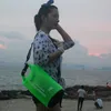 Sürüklenen kuru kese pvc taktik bel paketleri yüzme taktik sırt çantaları seyahat su geçirmez çanta kamp paketleri yarı saydam plaj storu5330477