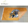 Kanada CFL Hamilton Tiger-Cats Flag 3 * 5FT (90 cm * 150 cm) Poliester Flaga Transparent Dekoracja Latająca Dom Ogród Flaga Świąteczne Prezenty