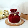 12PCS 13.5X10cm Sweet Velvet Bag Favors Wedding Shower Candy Package Bridal Shower Dried Flower Pouch Events Reception Ideas