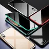 Anti-peeeping privacy voor- en rug gehard glazen kisten voor iPhone XS Max XR 8 7 6 11 Pro 12 13 Mini magnetische adsorptie Flip Cov211x