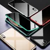 Antipeeping privacy voor- en rug gehard glazen kisten voor iPhone XS Max XR 8 7 11 Pro 12 13 14 Magnetische adsorptie Flip Covers7696280