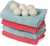 Wool Dryer Balls Premium Reusable Natural Fabric Softener 2.75inch Static Reduces Helps Dry Clothes in Laundry Quicker