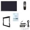 Soulaca 22 pollici Smart Bagno TV LED Nero Android Doccia digitale Impermeabile IP66 TV SPA 1080P ATSC/DVB Emebedded