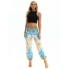 Roupas ￩tnicas Moda de ioga solta cal￧as casuais cal￧as populares Lady New Feeling Roupas de impress￣o digital cintura esticada Tail￢ndia perna larga
